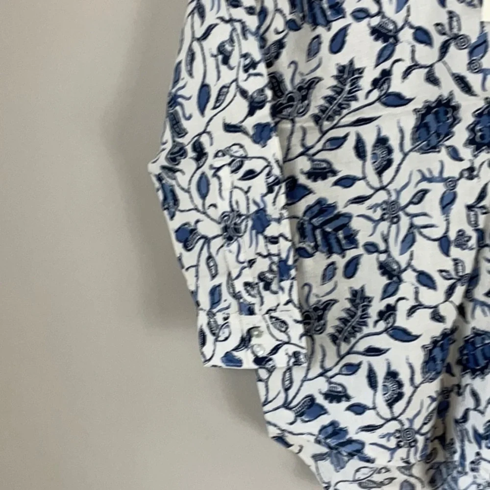 Rachel Zoe linen button up shirt - Picture 4 of 7